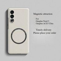 Case For Oneplus Nord 5 Simple Rock Sand Magnetic PC Skin-friendly Cover For Oneplus ACE5 Ultra Shockproof Bumper Funda