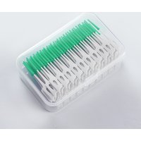200pcs/box Interdental brush Orthodontic brush Cleaning Teeth Gaps Oral Care Soft silicone head Interdental brush Good for gums