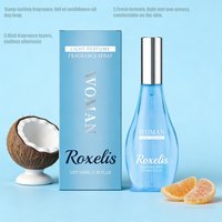 Roxelis 100ml Coconut Orange Oriental Fragrance Elegant Ladies Dating Fresh Long Lasting Scent Fragrance Spray