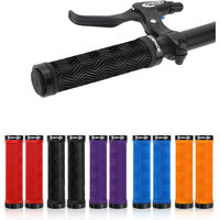 AliExpress riderace MTB Bike Handlebar Grips TPR Rubber Non-slip Comfortable Aluminum Alloy Lock On Bicycle Handlebar Cover Cycling Accessories