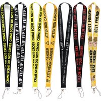 FI61 Quotations Rope Strap Keychain Neck Lanyard For Students Keys Long Phone Hanging Ornaments Anti-Lost Hang Rope Gifts