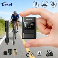 AliExpress NONE TINSOL 120PSI Mini Bicycle Electric Air Pump Portable Wireless Air Pump Suitable for Cars, Motorcycles, Bicycles, and Balls