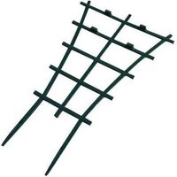2pcs Plant Support Frame 9.84in Plastic Green Garden Plant Climbing Trellis Vegetables Flowers Tie Support Plant Pot Frame