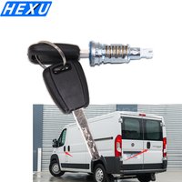 Door Handle Lock Cylinder With 2 Keys For Fiat Ducato Peugeot Boxer III Citron Jumper 02-14 Fiorino 07-15 Qubo 08-09