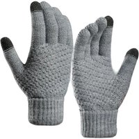 AliExpress WRELS Women Men Warm Winter Touch Screen Gloves Stretch Classical Knit Mittens Wool Full Finger Outdoor Cycling Driving Glove