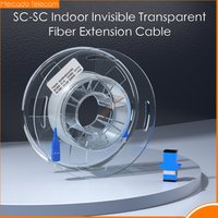 FTTH Gigabit Indoor Invisible Transparent Optical Fiber Hidden Indoor Single-core Optical Cat Optical Fiber Extension Cable