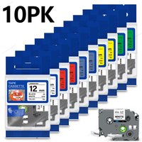 2PK/10PK TZe231 Compatible for Brother P-Touch TZe-231 Tape 12mm TZ231 TZe 231 Black on White for Brother PTH110 Label Printer