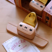 Three-Hole Puncher, Ergonomic Handle, Handmade Diary Scrapbook, Suitable for School and Office Organizing Supplies