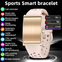 LIGE Health Bracelet GPS Trajectory Heart Rate Blood Pressure Sleep Monitor Call Reminder Sport Band Fitness Tracker Smart Watch