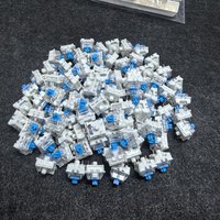 20-100Pcs 3Pin Cross Stem Keyboard Switches Blue Red Brown Hot Swappable Custom Replacement Mechanical Keyboard Accessory Parts