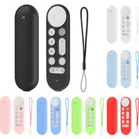 Silicone Remote Case Protective Cover Protective Controller Sleeve Skin TV Remote Control Case for Google TV Streamer 4K Remote