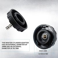 Bleeder Adapter for Master Cylinder 50.7mm Fit For Most Imported and Some Domestic Vehicles Direct Replace Use