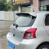 For Toyota Yaris Spoiler 2008 2009 2010 2011 Yaris RS Sport Spoiler ABS Material Car Rear Wing Primer Color Trunk Rear Spoiler