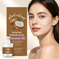 Coconut Facial Gentle Hair Removal Cream Coconut Oil Hair Removal Paste Gentle Hair Removal Cream for the Face
