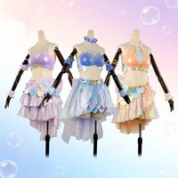 Anime LoveLive Mermaid Festa Vol.1 Cosplay Costume Love Live Bikini Honoka Umi Kotori Rin Maki Nico Eli SwimSuit Outfit Full Set