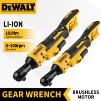 DEWALT DCF513 20V Brushless Cordless Ratchet Wrench 3/8"-1/2" Quick Release Variable Speed for Fastening Power Tool