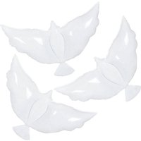 1/3/5Pcs Pigeon Foil Balloons White Peace Dove Helium Balloon for Baby Shower Birthday Baptism Wedding Party Decor