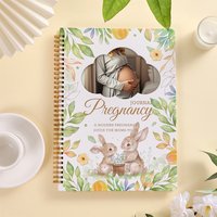 96 Sheets First-Time Mom Pregnancy Journal Memory Book with Weekly Planning & Sonogram Spaces Stickers Thoughtful Gift for Baby