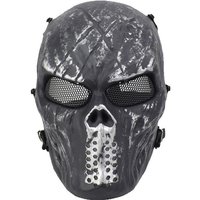 AliExpress NONE Skull Full Mask Breathable Face Protection All Terrain Real Person Outdoor CS Riot Cycling Halloween Full Face Mask
