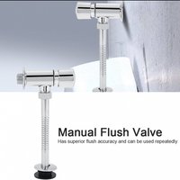 Zinc Alloy Flush Valve Hotel Bathroom Toilet Hand Pressing Flushing Tools Toilet Flush Valve Toilet Flushing Valve
