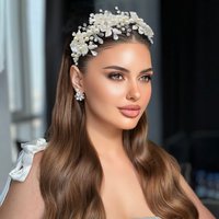 DZ237 Wedding Headband for Woman Tiara Luxury Bridal Headpiece Princess Head Hoop Bride Headdress Hair Jewelry Accessories
