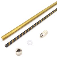 RC Boat Shaft 6.35mm 1/4' 700mm Flexible Shaft Cable Sleeve Tube CW CCW Kits for Nitro Gas RC Speed Boat VEE Oval MONO CAT