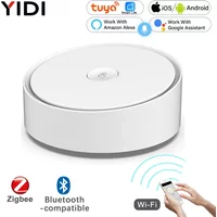 Tuya Smart Life Smart Multi-mode Gateway ZigBee WiFi Bluetooth-Compatible Hub Wireless Control with App Alexa Google Home Voice
