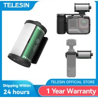 TELESIN Magfilm Fill light Magnetic Quick Release Selfie Light with Cold Shoe Adapter For DJI OSMO Action For Gopro For Insta360