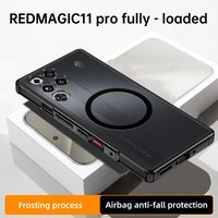 funda For ZTE Nubia Red Magic11 Pro Plus Case ELVEV Magnetic Matte PC TPU Anti-fingerprint Cover for red magic 11 pro ケース