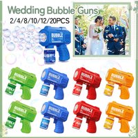 Bubble Guns Wedding Party Favors Romantic Bubble Maker for Outdoor Wedding Ceremony Photo Props Automatic Bubble Machine Blower