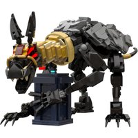 MOC Sutekh and Tardis Model Building Blocks Doctores Magic Phone Booth Scary Hound Brick Toy Adult Gift