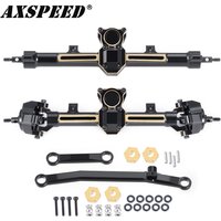 AXSPEED Metal Front Rear Portal Axles Counterweight Standard/Extended for 1/24 RC Crawler Car Axial SCX24 All Series Accessories