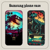Jurassic Park Dinosaur Case For Samsung Galaxy Case S25 S23 S22 S21 S30 S20 S10 Ultra Plus FE TPU Soft Cover