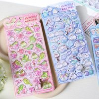 New Cartoon Bird Stickers 3D Relief Crystal Sticker Laptop Phone Case Scrapbooking Decals DIY Stationery Decoration