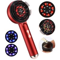 Hair Care Massage Comb EMS Micro-current Head Massager 660 Infrared Red Light Anti Hair Loss Hairbrush Scalp Oil Applicator