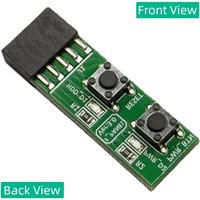 2x5 Pin Reset Power Switches Test Board Adapter For Computer Adapter Connectors Motherboard With 10Pin Resets Button Accessorise