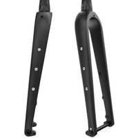 Gravel Road Bike Front Fork Carbon Gravel Hard Fork 700C Carbon Fiber 1-1/8" Straight/Taper Tube Disc Brake Thru Axle 12x100mm
