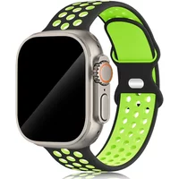 Strap For Apple Watch Band 44mm 49mm 45mm 40mm 41mm 38mm 42mm correa Breathable sports bracelet iwatch series 8 SE 7 6 5 9 Ultra