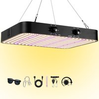 1200W/2000W LED Plant Lamp Double Dimmable VEG Bloom Dual Mode LED Grow Lamp Plant Lamp Full Spectrum Grow Lights