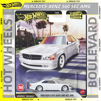 Hot Wheels Premium 2026 Boulevard 159 - 1989 Mercedes-Benz 560 SEC AMG 1:64 Diecast Aolly Metal Collectible Car Model Gifts