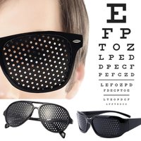 AliExpress NONE 1/2/3pcs Anti Myopia Astigmatism Glasses With Perforated Vision Fatigue Pinhole Glasses For Male And Female Vision Improvement