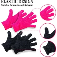 Heat Resistant Finger Gloves for Hair Straightening, Perming, and Styling, Nylon Salon Hair Care Tools