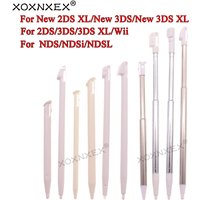 1pcs Metal Adjustable Stylus Pen For 2DS 3DS XL LL New 2DS 3DS LL XL For NDS DS Lite NDSL NDSi Wii Plastic Touch Pen