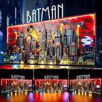 LED Light Kit for 76271 Gotham City Model, Remote Control Display Light (Model NOT Included)