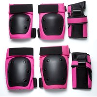 6 in 1 Knee Pads Elbow Pads with Wrist Guards, Youth Adult Skateboard Skate Pads Protective Gear Set for Skateboarding Skating