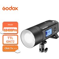 Godox AD400Pro 400Ws GN72 TTL 1/8000s HSS 2.4G X System Witstro All-in-One Outdoor Flash for Camera Photography Sony Nikon Canon