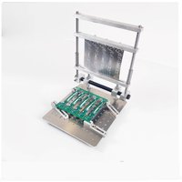 PCB Steel Mesh Solder Paste Printing Platform Steel Sheet SMT Solder Paste Printing Manual Mini Machine Manual Wire Printing
