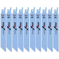 10Pcs 150mm Reciprocating Saw Blade BIM Jig Saw Blades Saber Saw For Wood Metal Cutting Tools