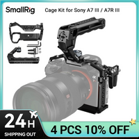 Kit de cage SmallRig A7 III / A7R III avec câble de poignée supérieure pour Sony Alpha 7 III / Alpha 7R III Kit portable 4198