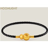 MOONLIGHT Lucky Gourd Bracelet for Women Genuine Braided Leather Bracelet 9 Colors Fashion Accessories Hand-woven Jewelry Gifts